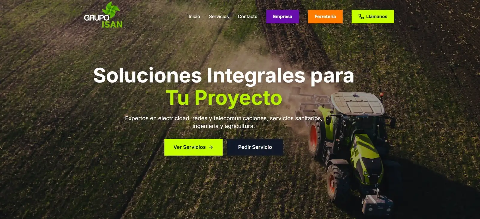 Sitio web Grupo ISAN